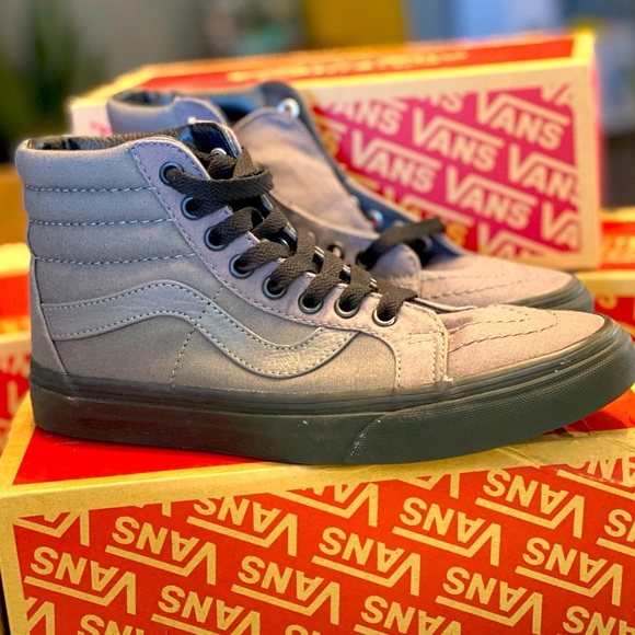 Vans Shoes - New Vans Sk8-Hi Reissue (Blk Outsole) pewter/Blk